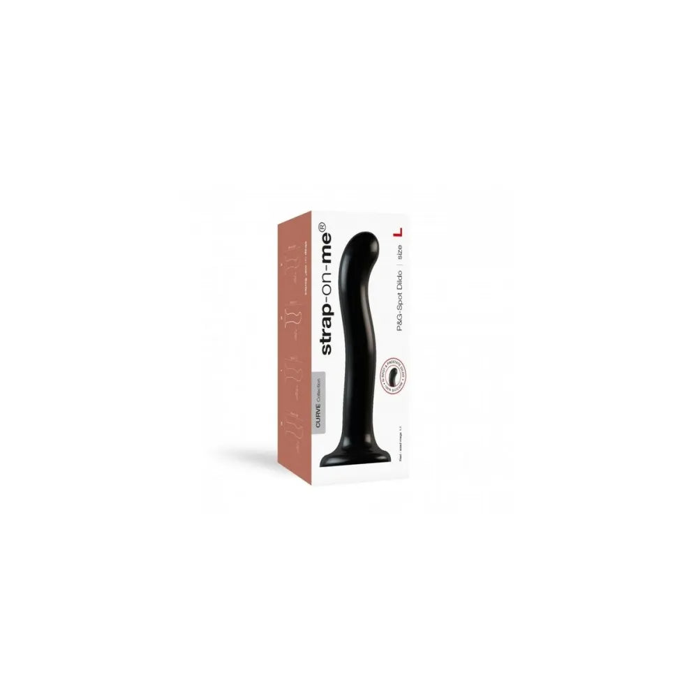 Dildo By Strap-On-Me Point Stimulator Black L